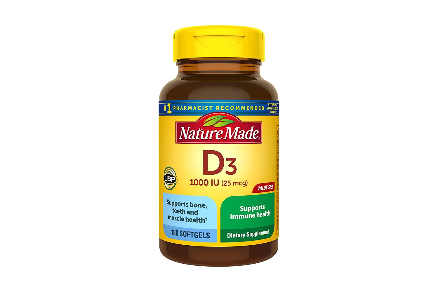 Amazon Nature Made Vitamina D3 1000 UI (25 mcg)