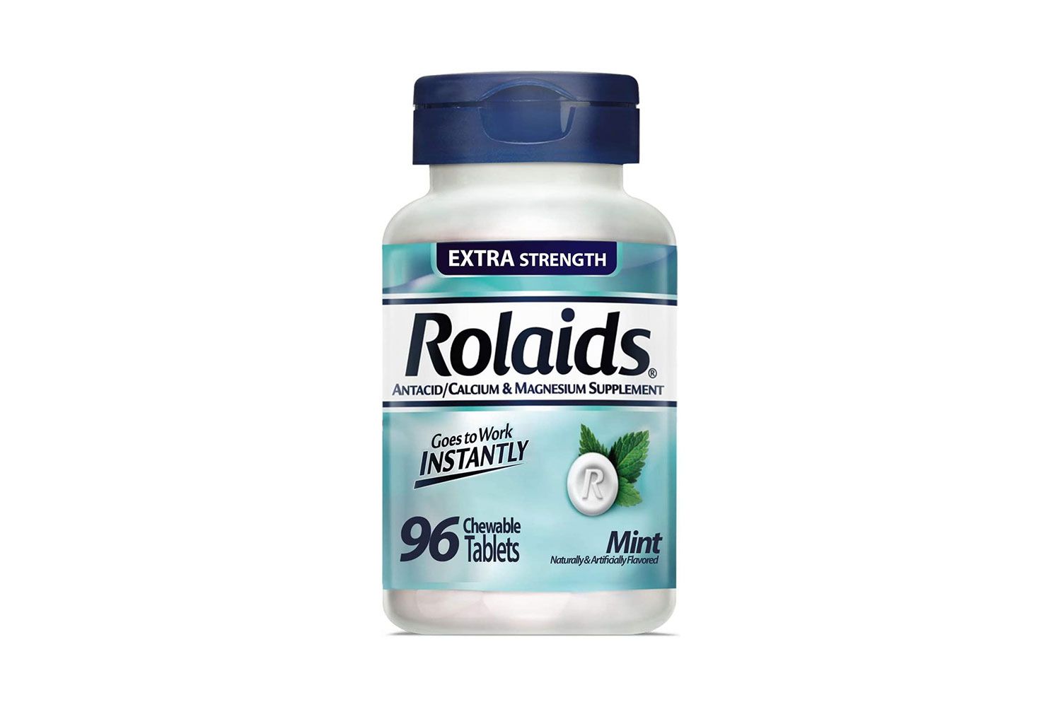 Rolaids tabletas masticables antiácidas extra fuertes