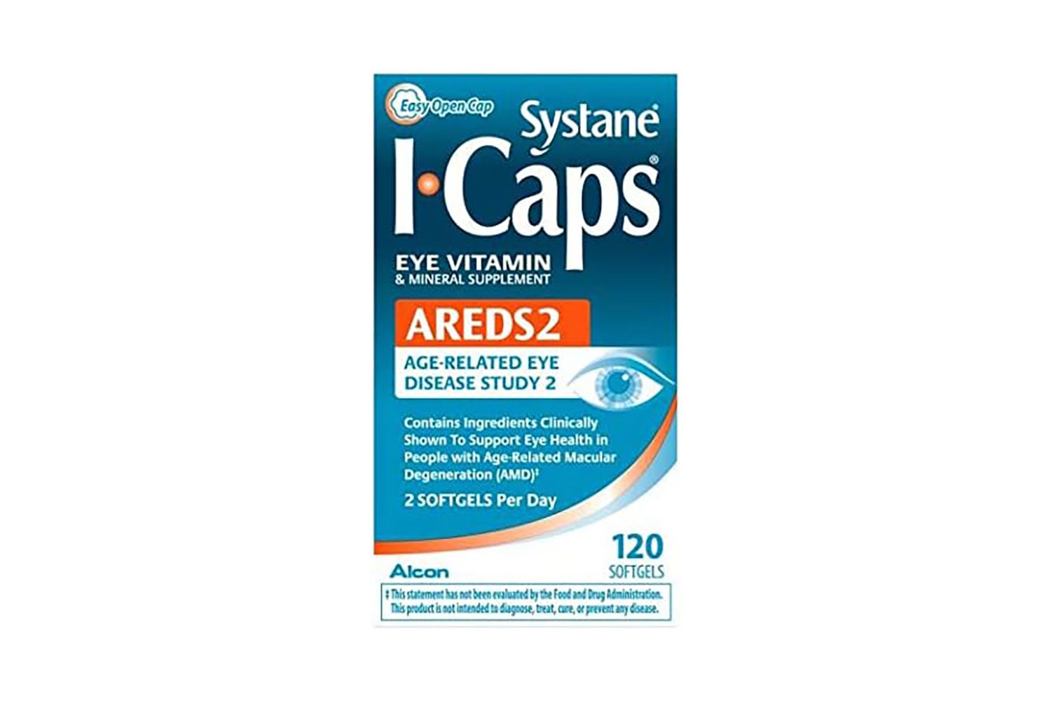 ICaps AREDS2 Cápsulas Blandas de Vitaminas para Ojos 120.0ea