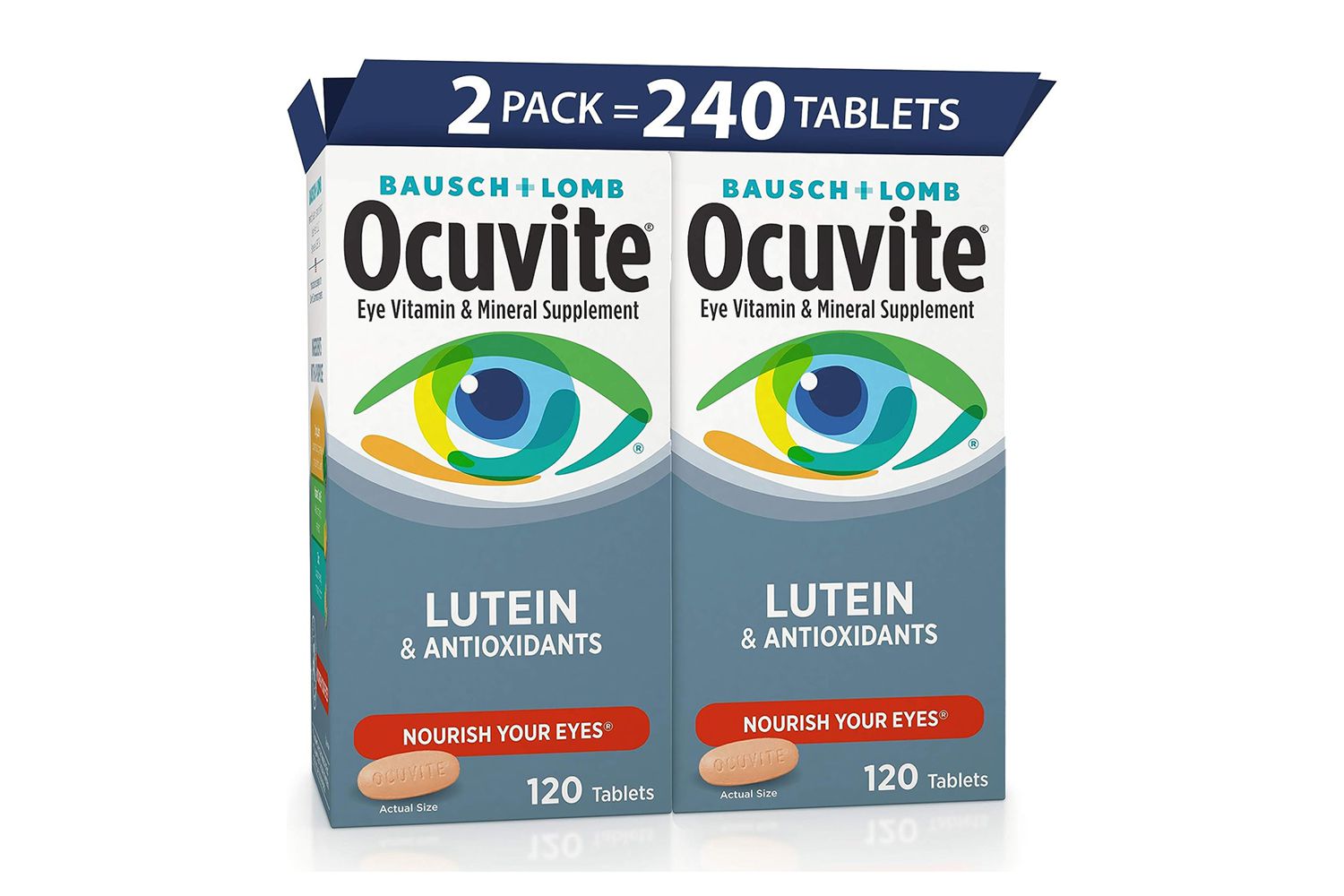 Suplemento vitamínico y mineral para ojos Ocuvite