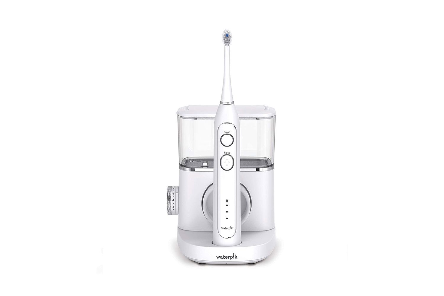 Cepillo de dientes eléctrico Waterpik Sonic Fusion y cepillo para polvo de dientes eléctrico.  Combo de hilo dental de agua